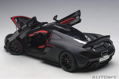Autoart 1/12 McLaren P1 Matte Black/Red- Japan Figure Store - #1 Bring To You The Best Japanese Goods