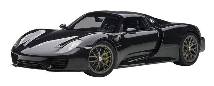 Autoart 1/12 Porsche 918 Spider Black Metallic- Japan Figure Store - #1 Bring To You The Best Japanese Goods