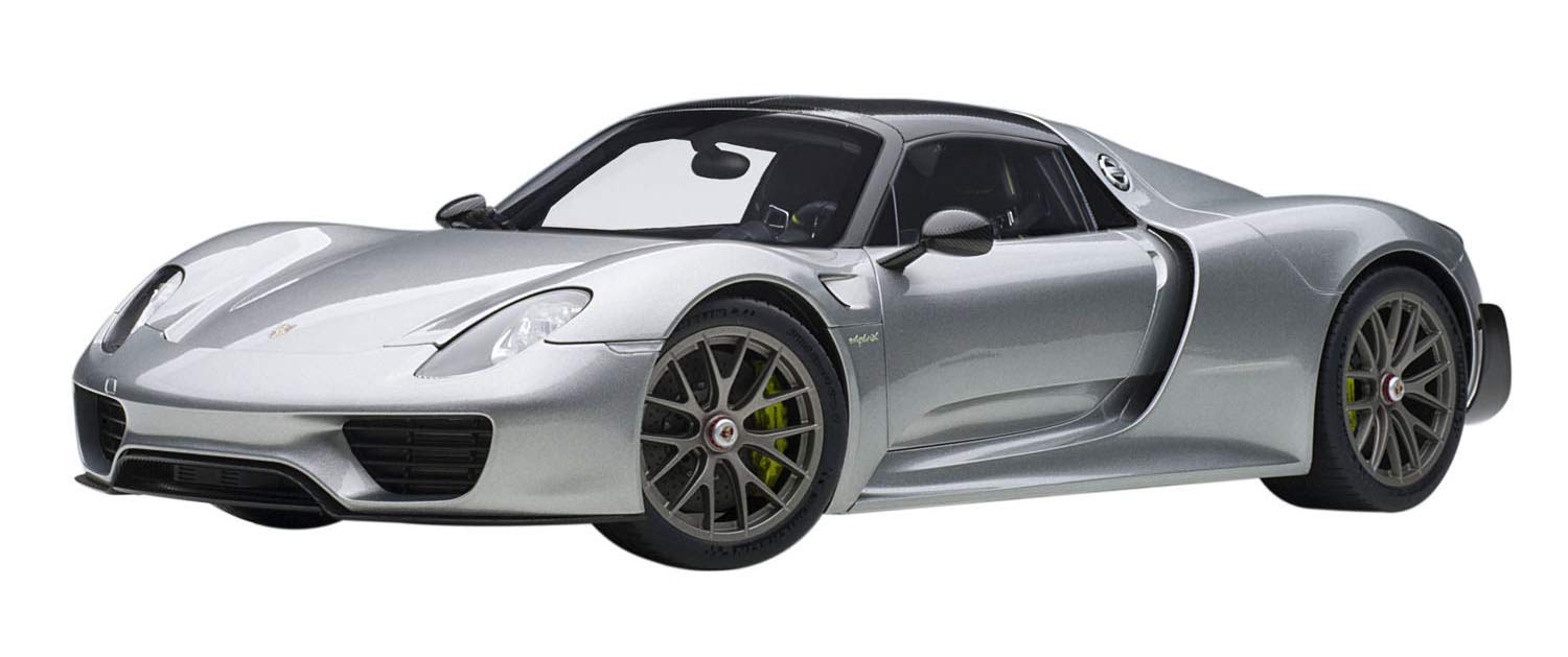 Autoart 1/12 Porsche 918 Spider Silver Metallic- Japan Figure Store - #1 Bring To You The Best Japanese Goods