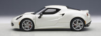 Autoart 1/18 Alfa Romeo 4C White- Japan Figure Store - #1 Bring To You The Best Japanese Goods