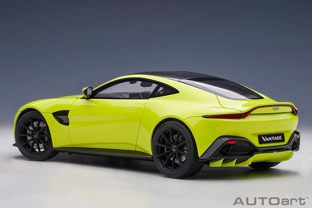 Autoart 1/18 Aston Martin Vantage 70279 Lime/Carbon Black- Japan Figure Store - #1 Bring To You The Best Japanese Goods