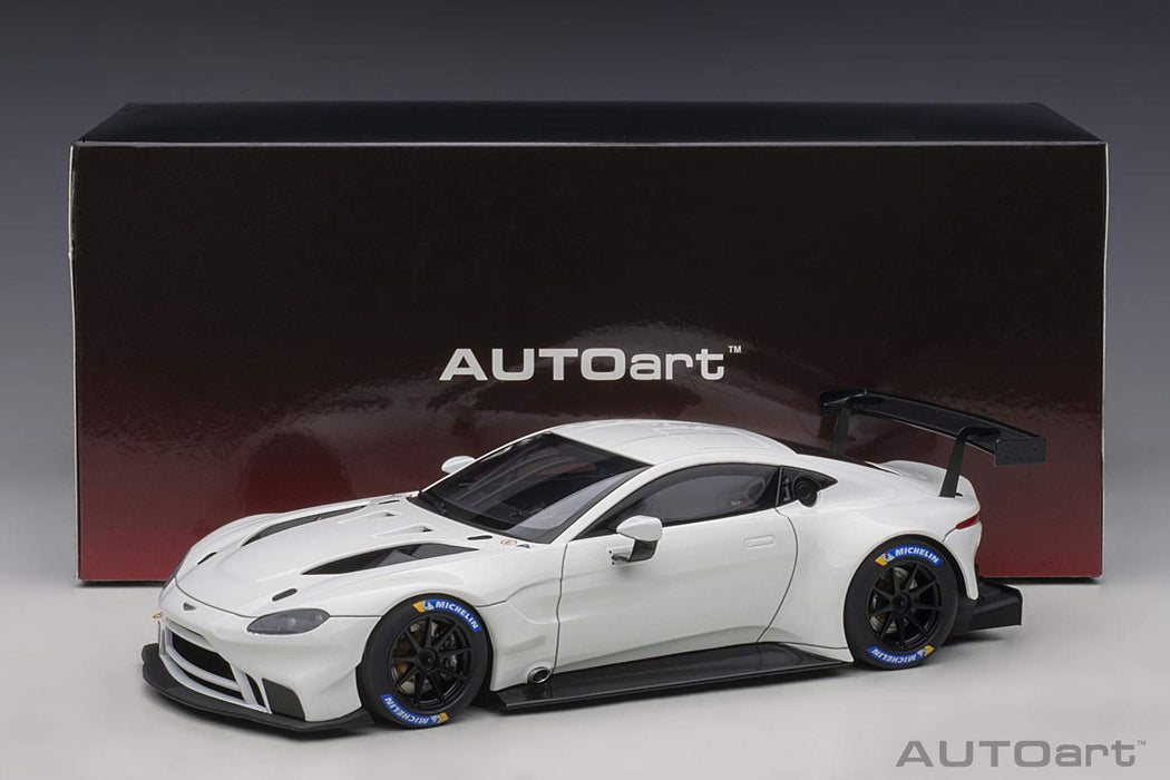 Autoart 1/18 Aston Martin Vantage Gte 2018 White 81806- Japan Figure Store - #1 Bring To You The Best Japanese Goods