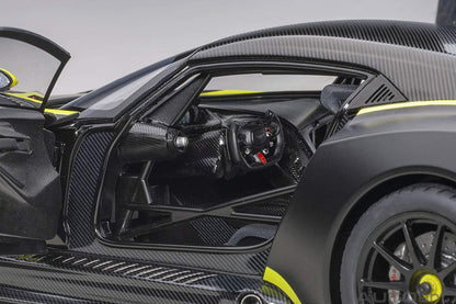 Autoart 1/18 Aston Martin Vulcan Matte Black/Lime Green Stripe- Japan Figure Store - #1 Bring To You The Best Japanese Goods