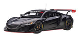 Autoart 1/18 Honda NSX GT3 2018 81899 Matte Black- Japan Figure Store - #1 Bring To You The Best Japanese Goods