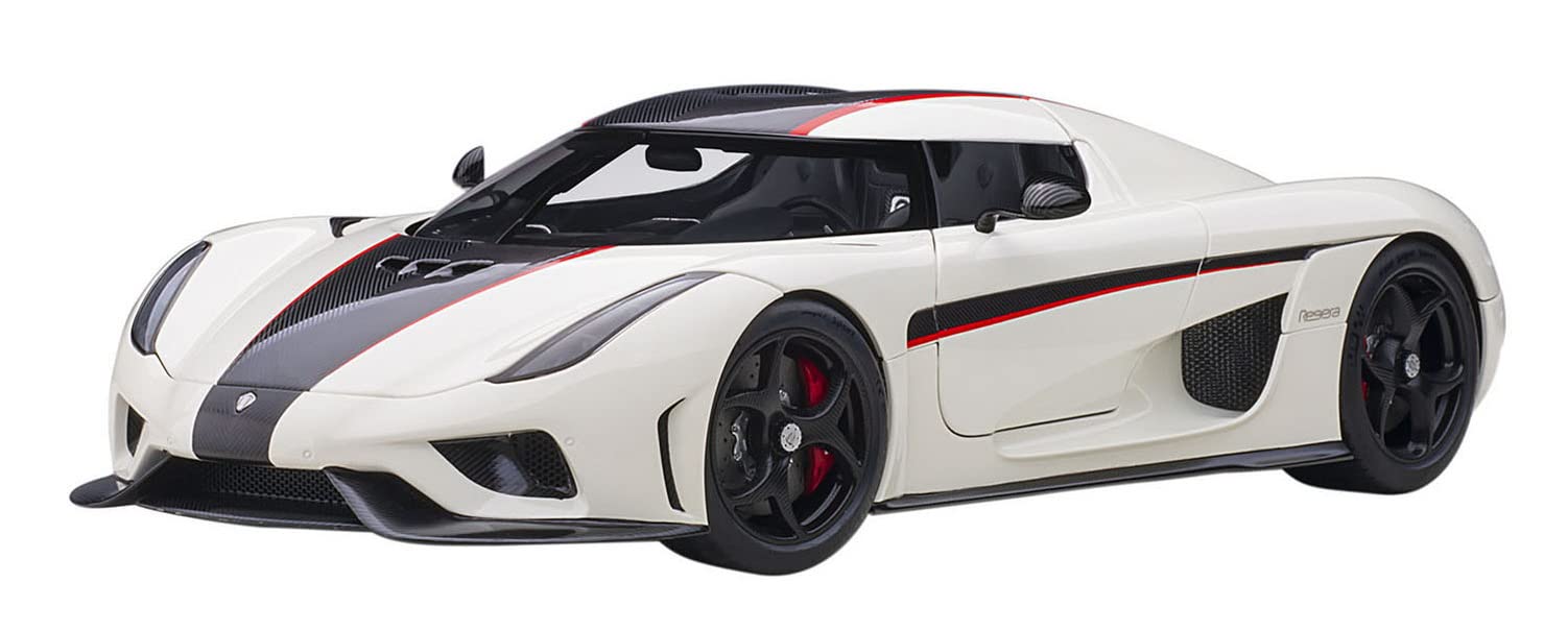 Autoart 1/18 Regera White/Black/Red 79027- Japan Figure Store - #1 Bring To You The Best Japanese Goods