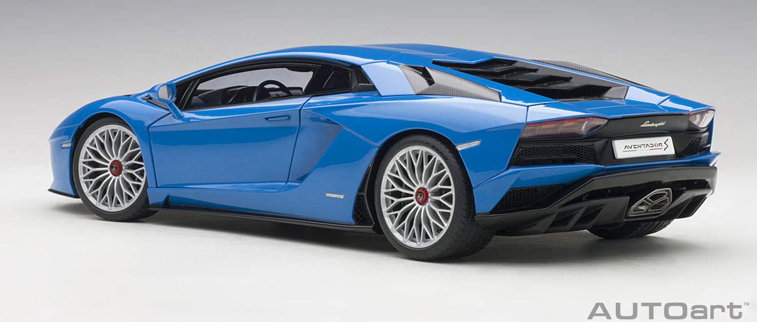 Autoart 1/18 Lamborghini Aventador S Pearl Blue- Japan Figure Store - #1 Bring To You The Best Japanese Goods