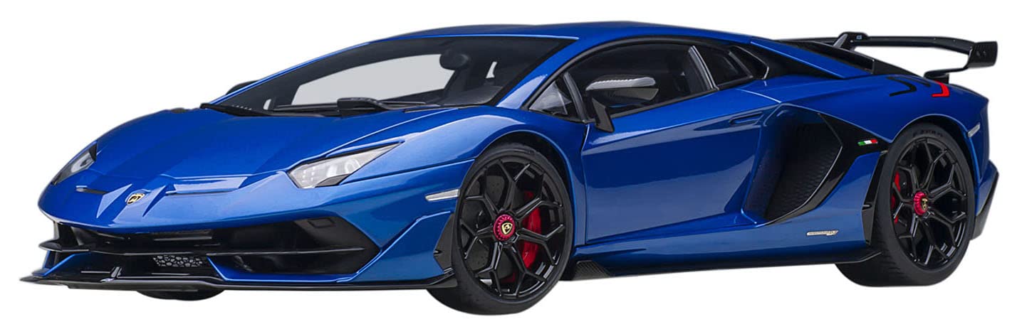 Autoart 1/18 Lamborghini Aventador SVJ 79174 Metallic Blue- Japan Figure Store - #1 Bring To You The Best Japanese Goods
