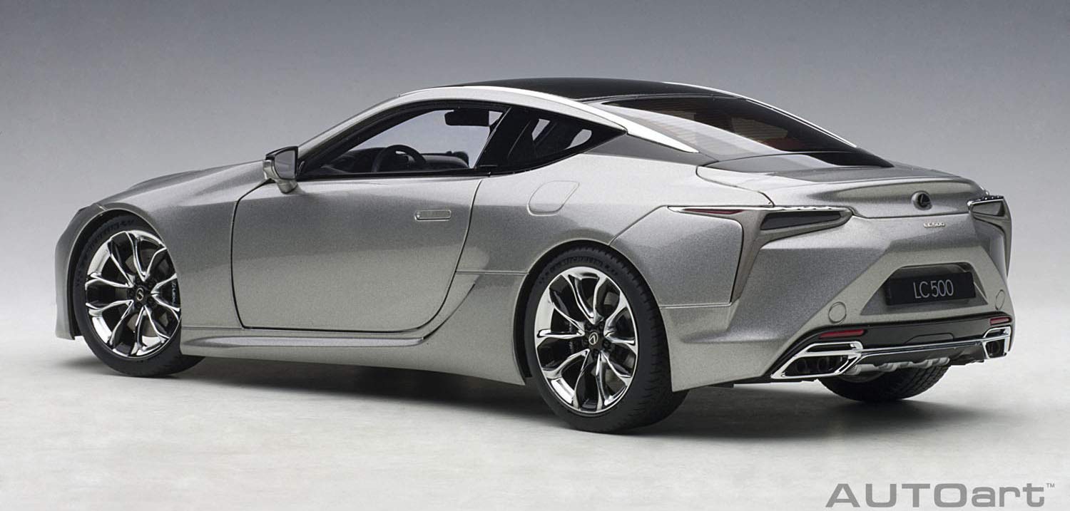 Autoart 1/18 Lexus LC500 Titanium Silver/Dark Rose- Japan Figure Store - #1 Bring To You The Best Japanese Goods