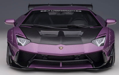 Autoart 1/18 Liberty Walk Lamborghini Aventador SE30 Purple/Carbon 79242- Japan Figure Store - #1 Bring To You The Best Japanese Goods