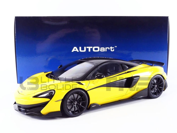 Autoart 1/18 McLaren 600LT Yellow Pearl/Carbon Roof 76082- Japan Figure Store - #1 Bring To You The Best Japanese Goods