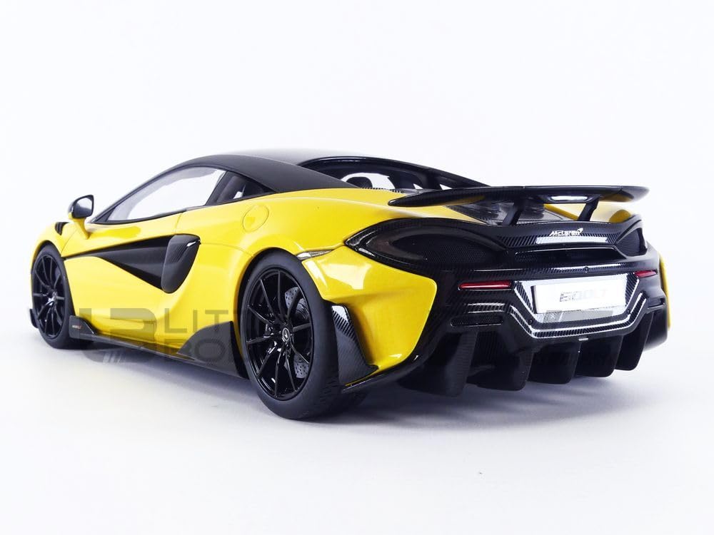 Autoart 1/18 McLaren 600LT Yellow Pearl/Carbon Roof 76082- Japan Figure Store - #1 Bring To You The Best Japanese Goods