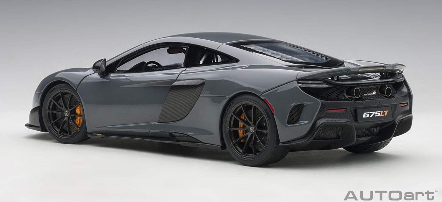 Autoart McLaren 675 LT Gray Model Car 1/18 Scale Finished Product- Japan Figure Store - #1 Bring To You The Best Japanese Goods