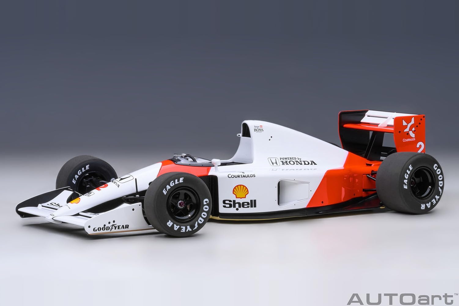 Autoart 1/18 Scale McLaren Honda MP4/6 1991 Japanese GP Gerhard Berger Model Car- Japan Figure Store - #1 Bring To You The Best Japanese Goods