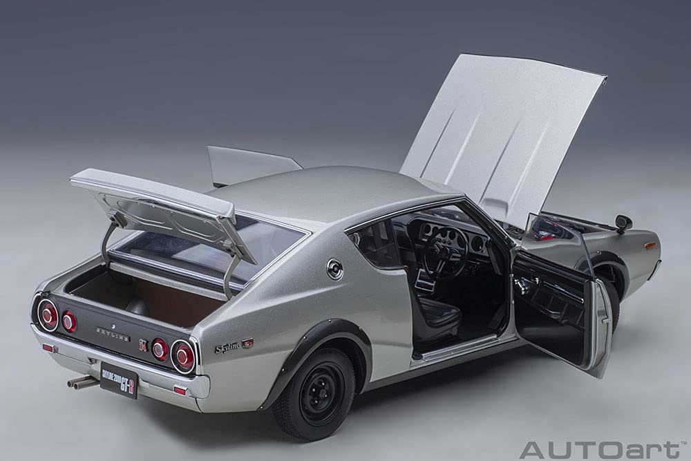 Autoart 1/18 Nissan Skyline 2000 Gt-R Silver 77471- Japan Figure Store - #1 Bring To You The Best Japanese Goods