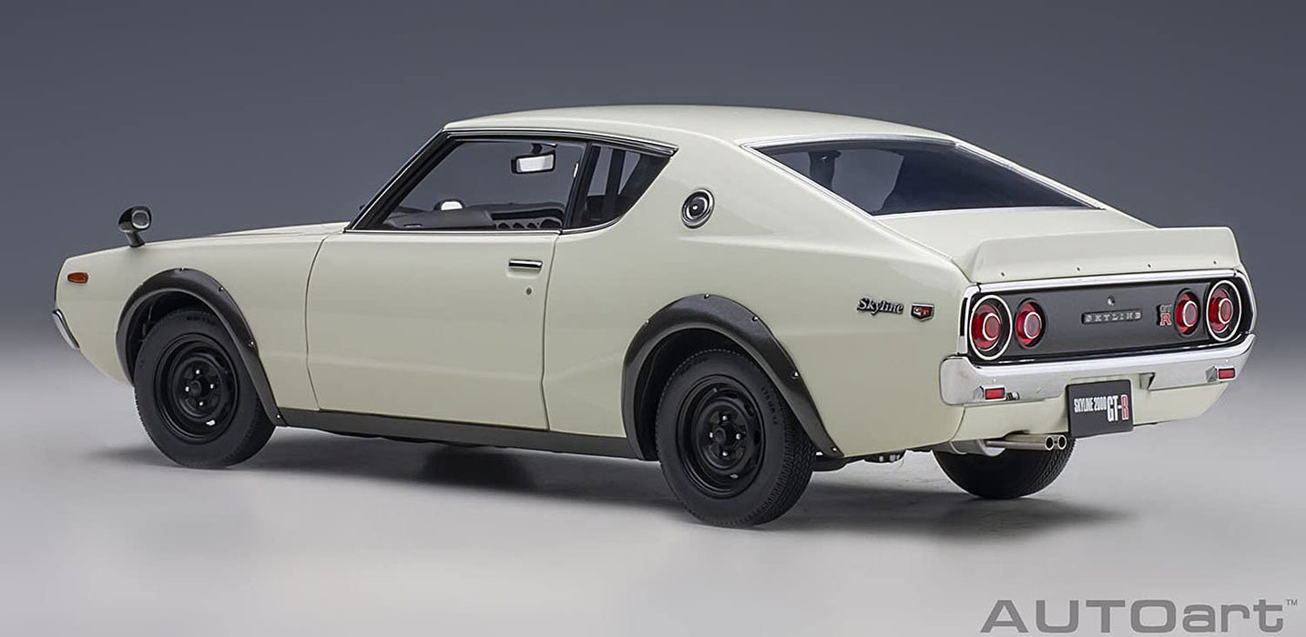 Autoart 1/18 Nissan Skyline 2000 Gt-R Kpgc110 White 77472- Japan Figure Store - #1 Bring To You The Best Japanese Goods
