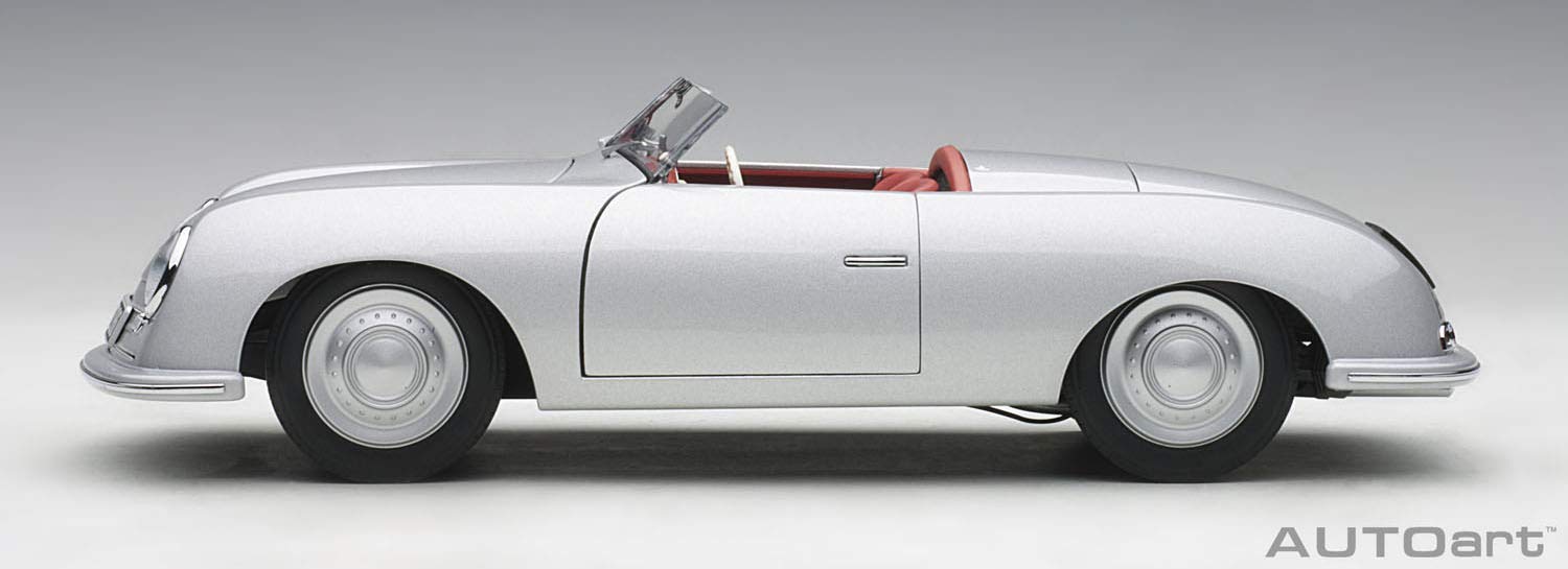 Autoart 1/18 Porsche 356 No.1 Silver- Japan Figure Store - #1 Bring To You The Best Japanese Goods