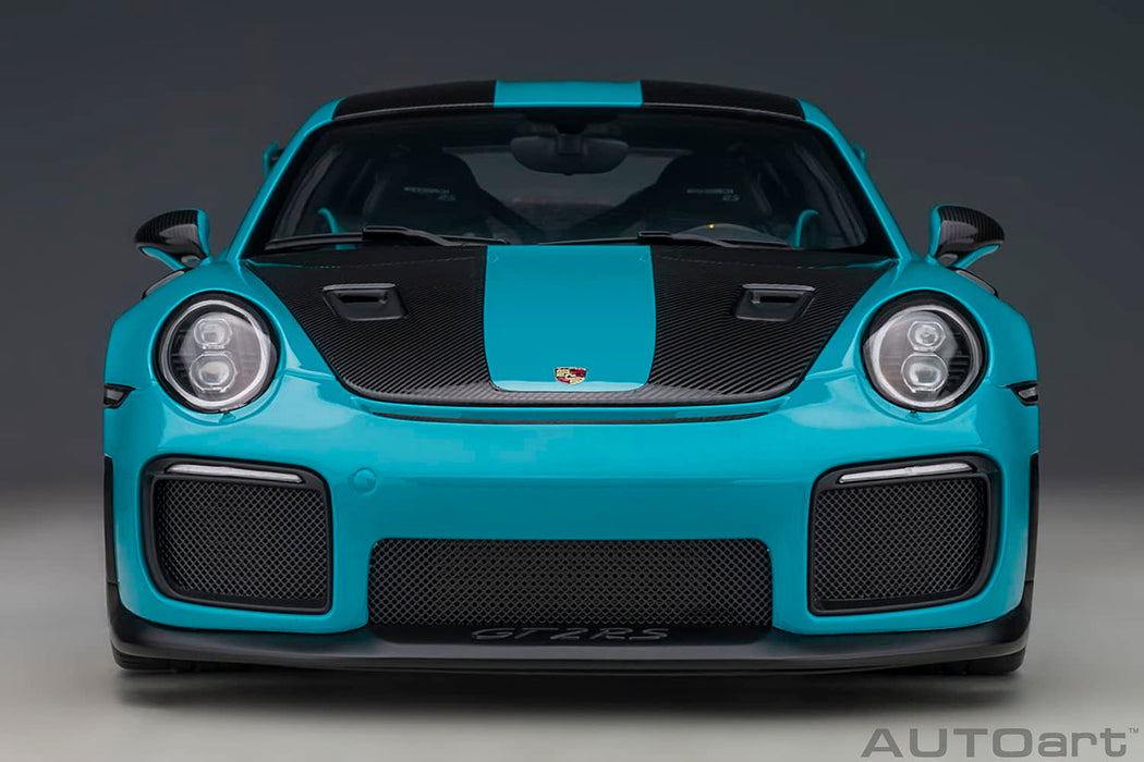 Autoart 1/18 Porsche 911 Gt2 Rs Weissach Pkg Blue/Carbon 78175- Japan Figure Store - #1 Bring To You The Best Japanese Goods