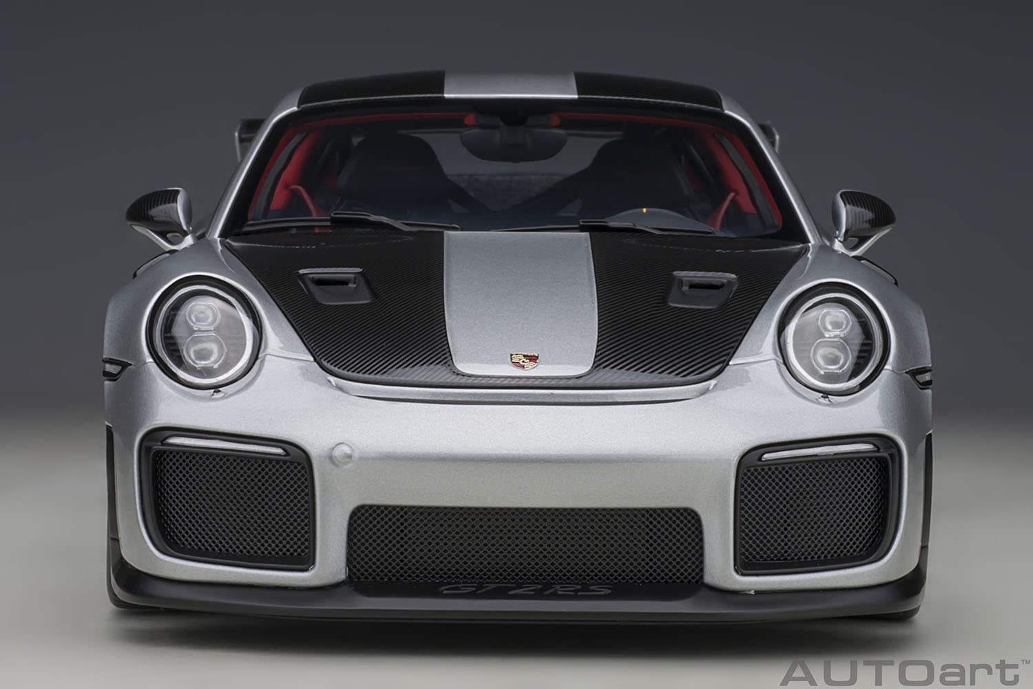 Autoart 1/18 Porsche 911 Gt2 Rs Weissach Pkg 78174 Silver/Carbon- Japan Figure Store - #1 Bring To You The Best Japanese Goods