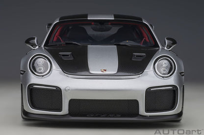 Autoart 1/18 Porsche 911 Gt2 Rs Weissach Pkg 78174 Silver/Carbon- Japan Figure Store - #1 Bring To You The Best Japanese Goods