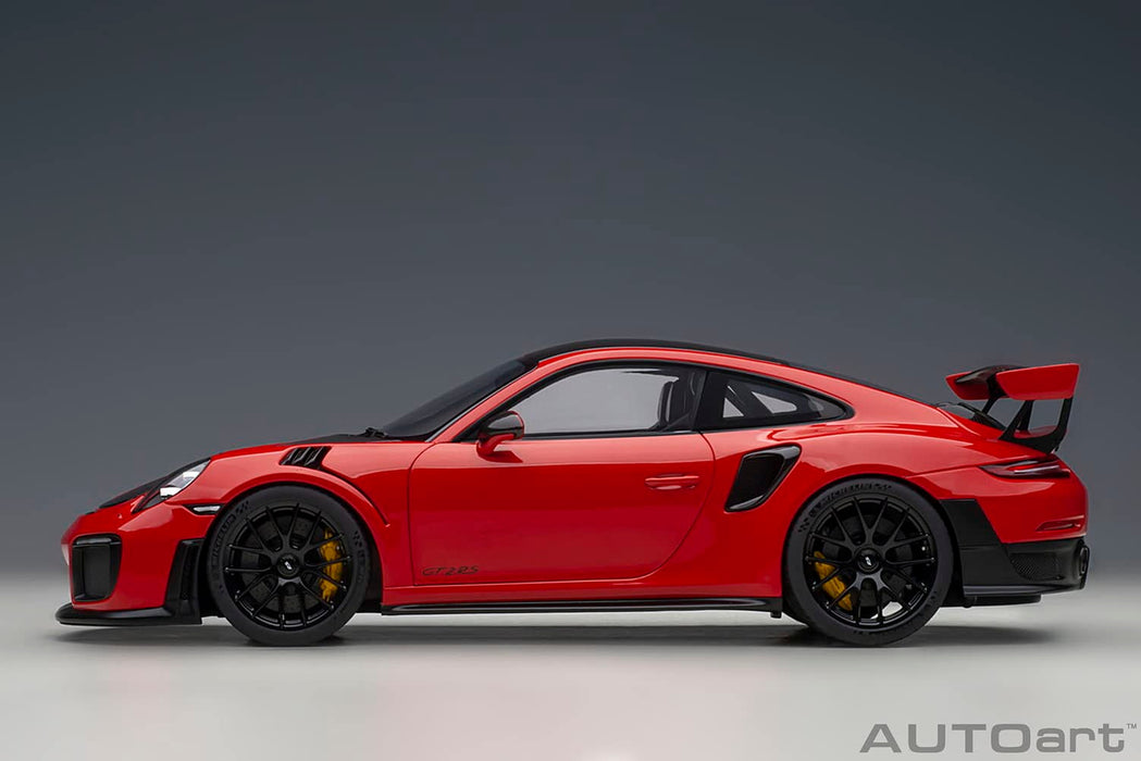 Autoart 1/18 Porsche 911 (991.2) GT2 RS Weissach Pkg 78173 Red/Carbon Black- Japan Figure Store - #1 Bring To You The Best Japanese Goods