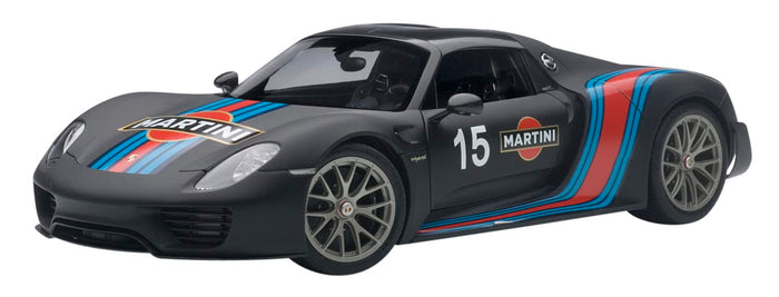 Autoart 1/18 Porsche 918 Spyder Beissach Pkg Black/Martini- Japan Figure Store - #1 Bring To You The Best Japanese Goods