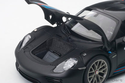 Autoart 1/18 Porsche 918 Spyder Beissach Pkg Black/Martini- Japan Figure Store - #1 Bring To You The Best Japanese Goods