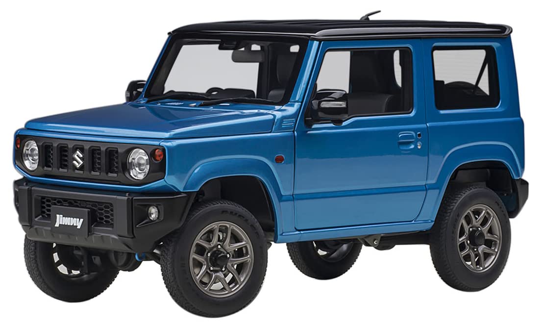Autoart 1/18 Suzuki Jimny Jb64 Blue/Black 78502- Japan Figure Store - #1 Bring To You The Best Japanese Goods