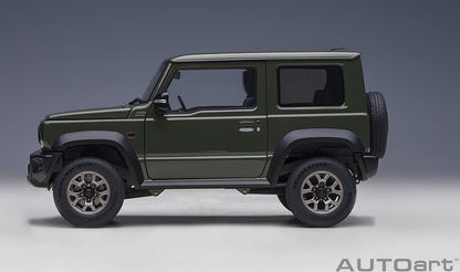 Autoart 1/18 Scale Suzuki Jimny Sierra JB74 Moss Green Model 78509- Japan Figure Store - #1 Bring To You The Best Japanese Goods