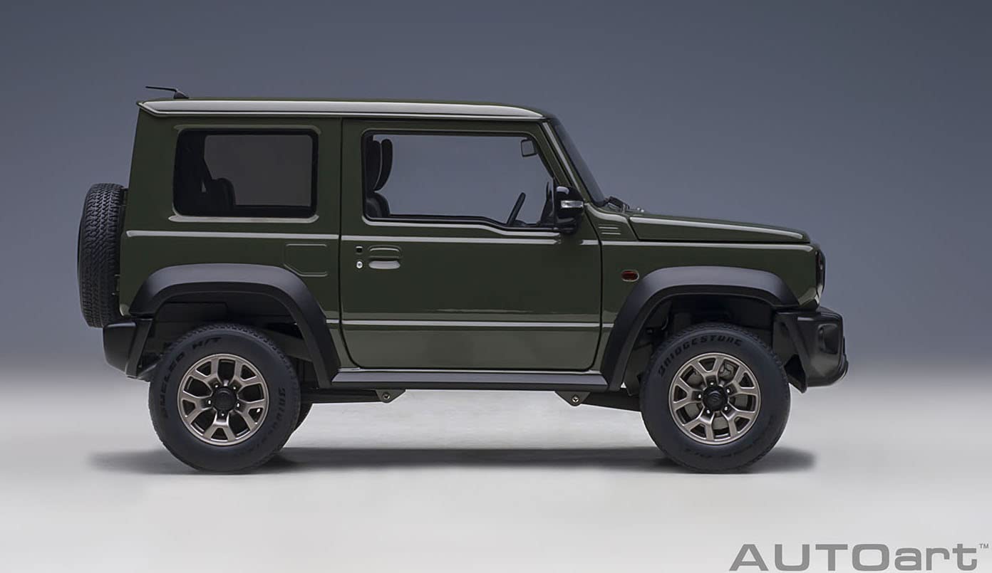Autoart 1/18 Scale Suzuki Jimny Sierra JB74 Moss Green Model 78509- Japan Figure Store - #1 Bring To You The Best Japanese Goods