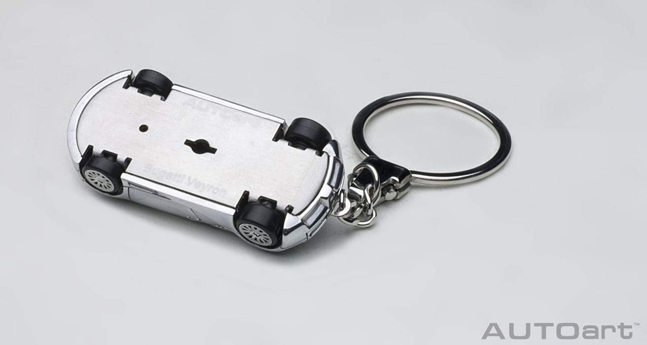Autoart Bugatti Veyron Keychain 1/87 Scale Aluminum Design- Japan Figure Store - #1 Bring To You The Best Japanese Goods