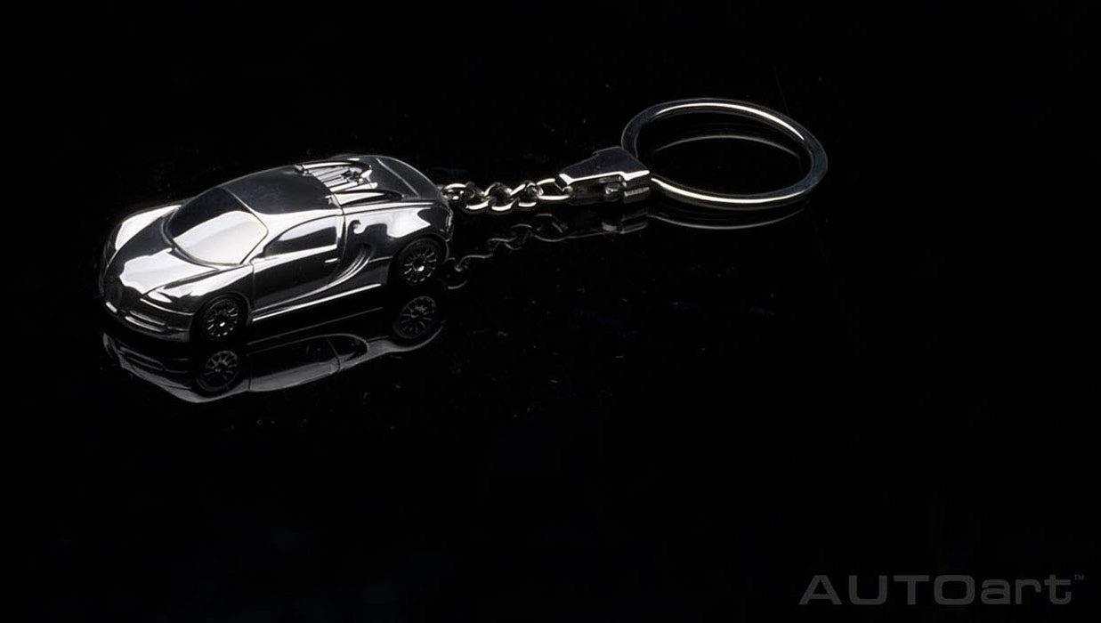 Autoart Bugatti Veyron Keychain 1/87 Scale Aluminum Design- Japan Figure Store - #1 Bring To You The Best Japanese Goods