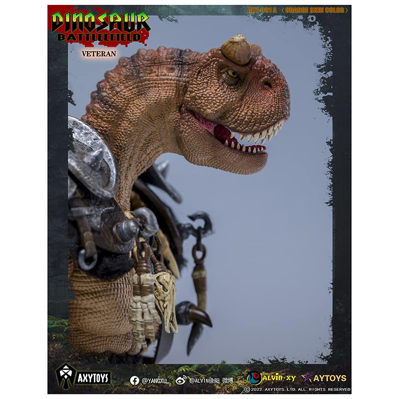 Axytoys Dinosaur Battlefield Axy001A Soldier Orange 1/12 Scale Pvc Abs Painted Action Figure Japan- Japan Figure Store - #1 Bring To You The Best Japanese Goods