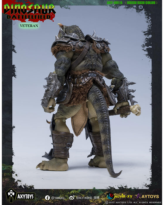 Axytoys Dinosaur Battlefield Veteran Soldier Green 1/12 Action Figure - Japan- Japan Figure Store - #1 Bring To You The Best Japanese Goods
