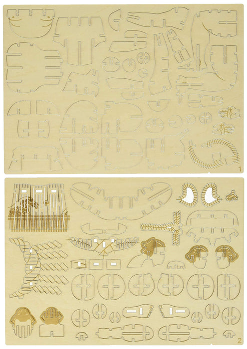 A-ZONE Wooden Art Ki-Gu-Mi Sumo Yokozuna Shiranui Style- Japan Figure Store - #1 Bring To You The Best Japanese Goods