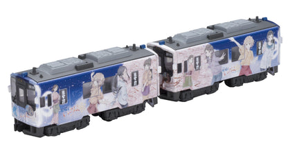 BANDAI B-Train Shorty Noto Railway Nt201 'Hanasaku Iroha' 2 Cars Set N Scale- Japan Figure Store - #1 Bring To You The Best Japanese Goods