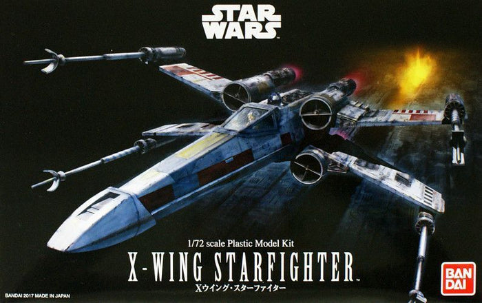 Bandai 1/72 X-wing Starfighter 2017 Ver Plastic Model Kit Star Wars