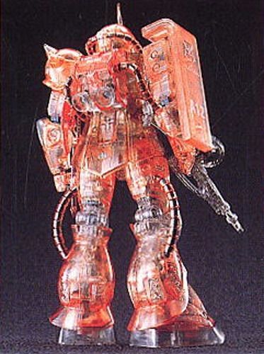 Bandai Mg 1/100 Ms-06s Zaku Ii Char's Custom Crystal Ver Plastic Model Kit- Japan Figure Store - #1 Bring To You The Best Japanese Goods