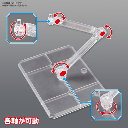 Clear Bandai Spirits Action Base 7 - Plastic Display Stand- Japan Figure Store - #1 Bring To You The Best Japanese Goods