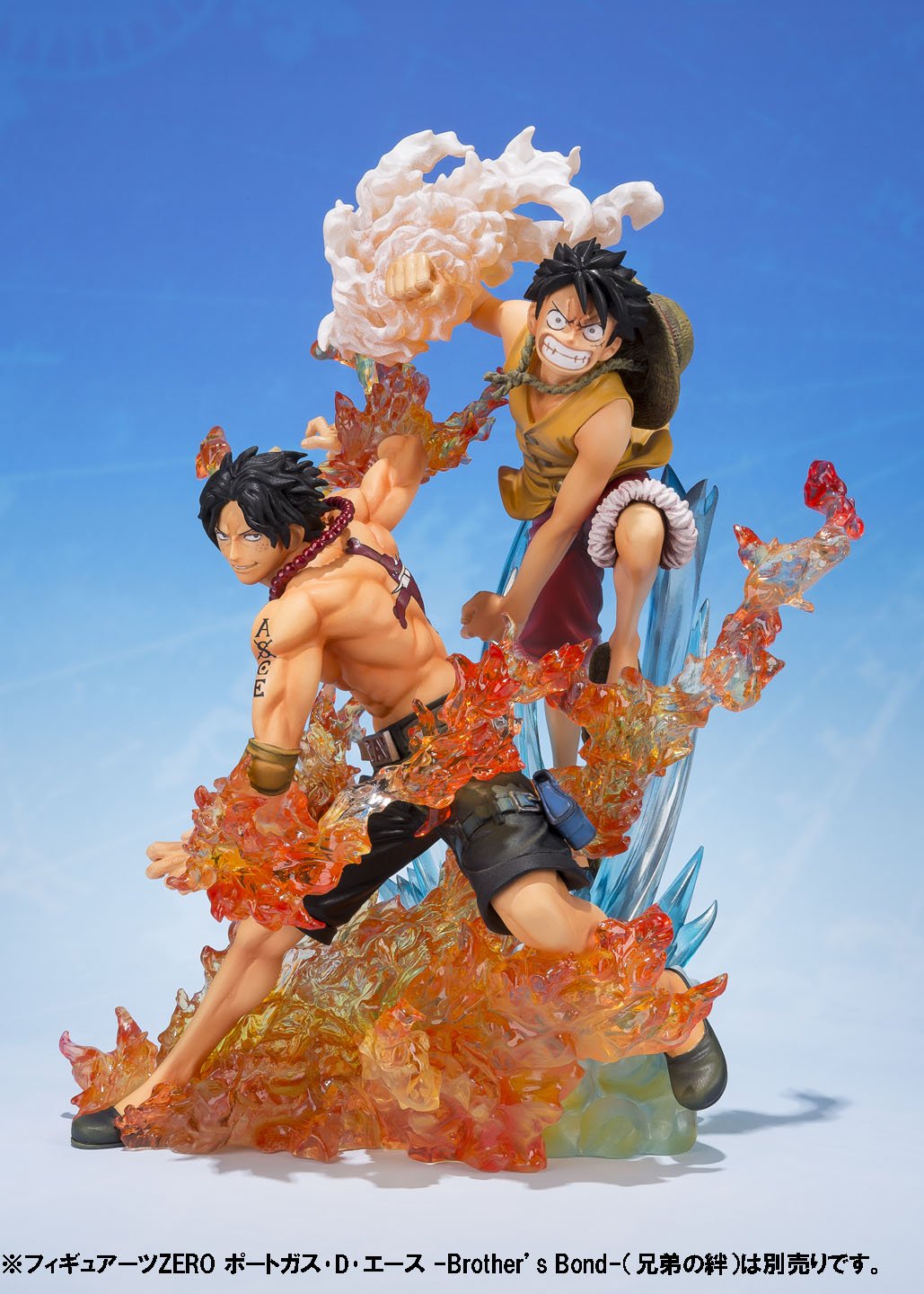 Bandai Spirits One Piece Figuarts Zero Portgas D. Ace Brother's Bond 155mm Painted Figure- Japan Figure Store - #1 Bring To You The Best Japanese Goods