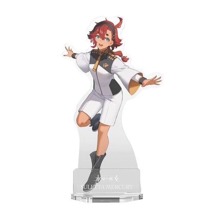Bandai Spirits Gundam Witch Of Mercury Acrylic Stand Thretta Mercury Gunpla Art- Japan Figure Store - #1 Bring To You The Best Japanese Goods