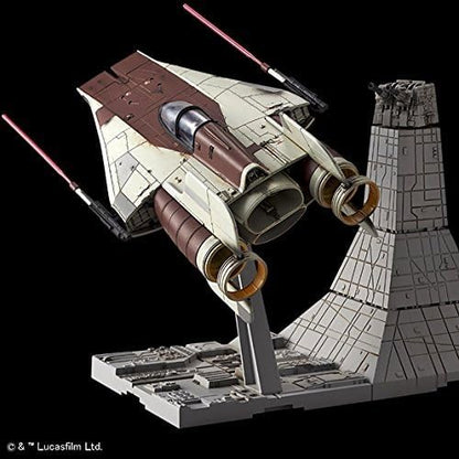 Bandai Spirits Star Wars A-Wing Starfighter 1/72 Scale Color-Coded Model New Version- Japan Figure Store - #1 Bring To You The Best Japanese Goods
