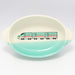 Banko Ware Banko-Yaki Oval Dish For Kids Bullet Train Emerald- Japan Figure Store - #1 Bring To You The Best Japanese Goods