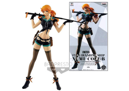 Banpresto One Piece Flag Diamond Ship Nami Japan- Japan Figure Store - #1 Bring To You The Best Japanese Goods