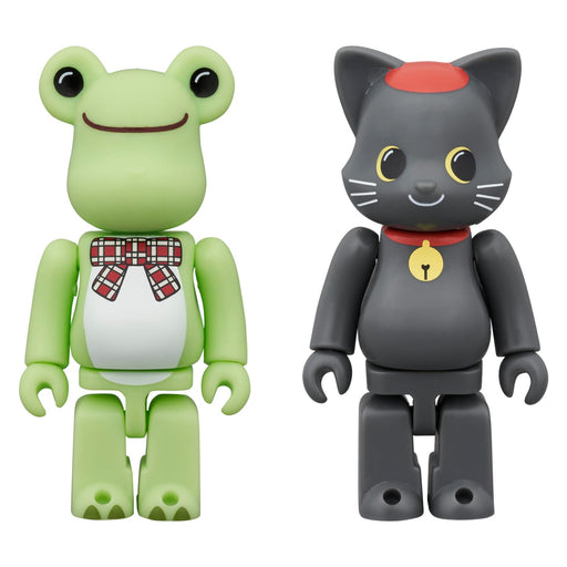 Medicom Toy Be@Rbrick Pickles Frog & Ny@Brick Black Cat Pierre 100% Set 2 70/65mm Non-Scale Figures- Japan Figure Store - #1 Bring To You The Best Japanese Goods