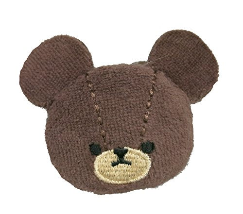 Sekiguchi Bear School Jackie Plush Badge Approximately 4.5cm Height- Japan Figure Store - #1 Bring To You The Best Japanese Goods