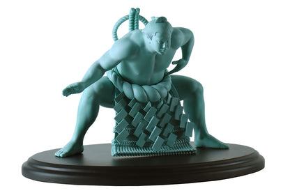 Bell Fine 58Th Yokozuna Chiyonofuji Green Blue Specification Model 1/8 Scale Polystone Pre-Painted Complete Figure- Japan Figure Store - #1 Bring To You The Best Japanese Goods