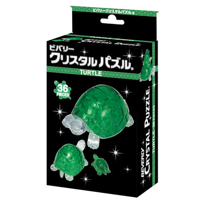 Beverly Crystal 3D Puzzle Turtle (36 Pieces) 3D Animal Jigsaw Puzzle Block Toys- Japan Figure Store - #1 Bring To You The Best Japanese Goods