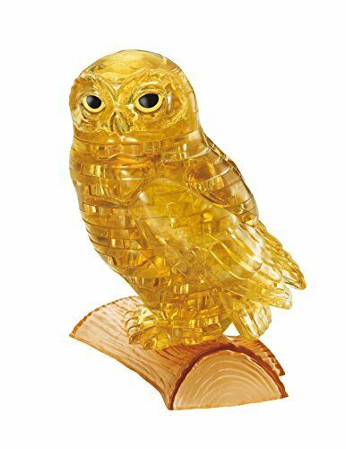 Beverly 3d Crystal Puzzle Owl Gold 50191 42 Pcs- Japan Figure Store - #1 Bring To You The Best Japanese Goods