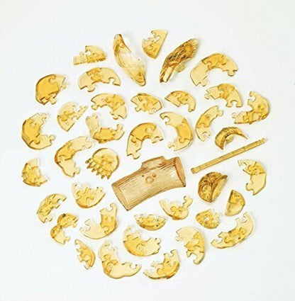 Beverly 3d Crystal Puzzle Owl Gold 50191 42 Pcs- Japan Figure Store - #1 Bring To You The Best Japanese Goods