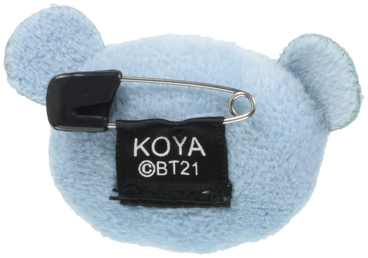 Sekiguchi BT21 Koya Plush Badge - Soft Collectible High-Quality- Japan Figure Store - #1 Bring To You The Best Japanese Goods
